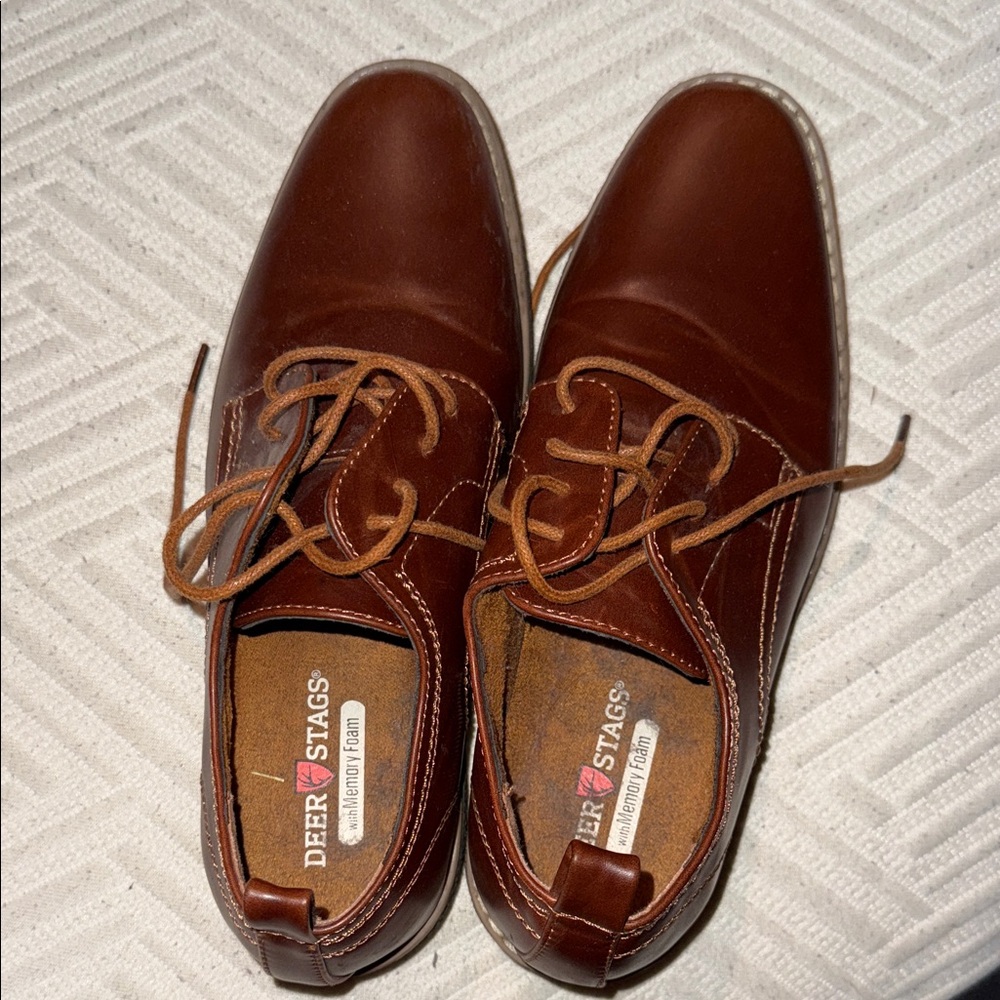 Deer Stags Men's Rich Brown Oxfords